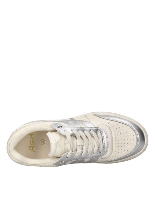 BLAKE leather sneakers ASH | BLAKE PEARLIZED MICROFIBER PUBIANCO-ARGENTO